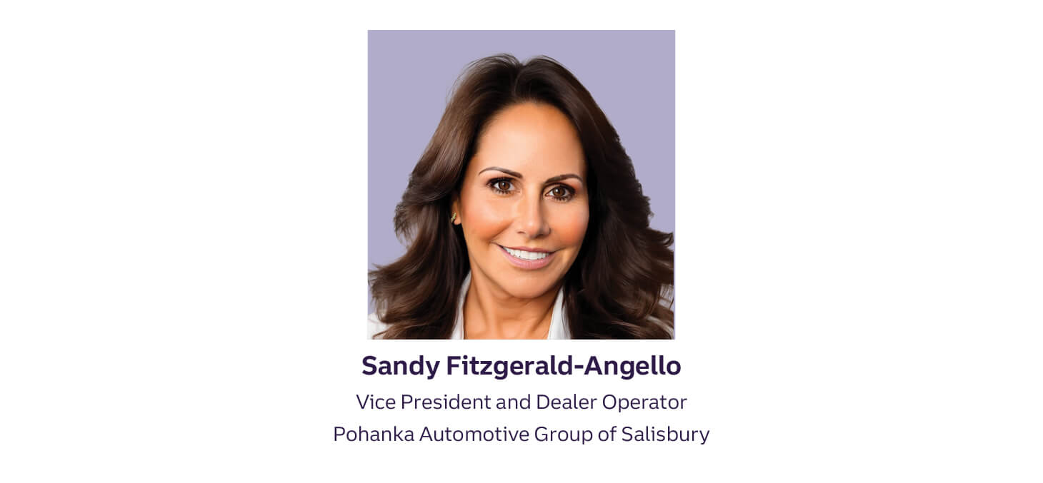 Headshot of Sandy Fitzgerald-Angello, Vice President and Dealer Operator at Pohanka Automotive Group of Salisbury