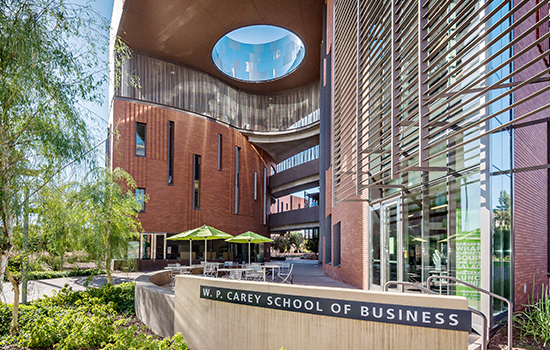 The W.P. Carey School of Business at Arizona State University.