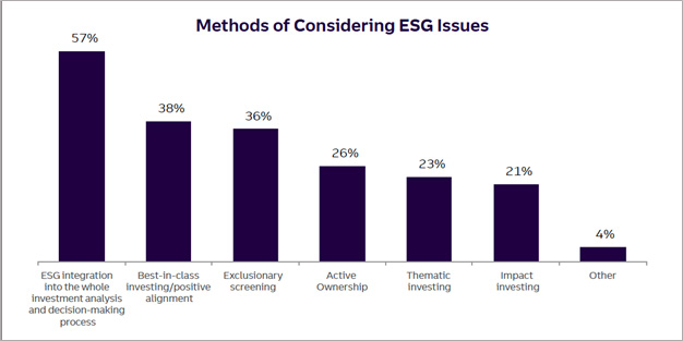 Methods of Considering ESG Issues
