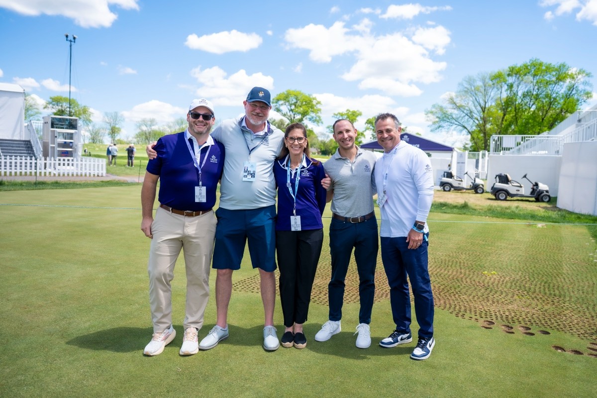 Image of volunteers at the Truist Championship