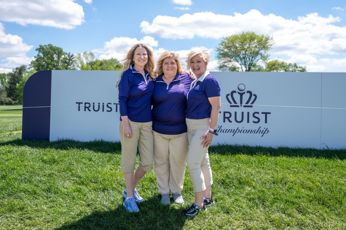 Image of three women at the Truist Championship