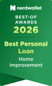 Nerdwallet Best-of awards 2026. Best Personal Loan: Home Improvement.