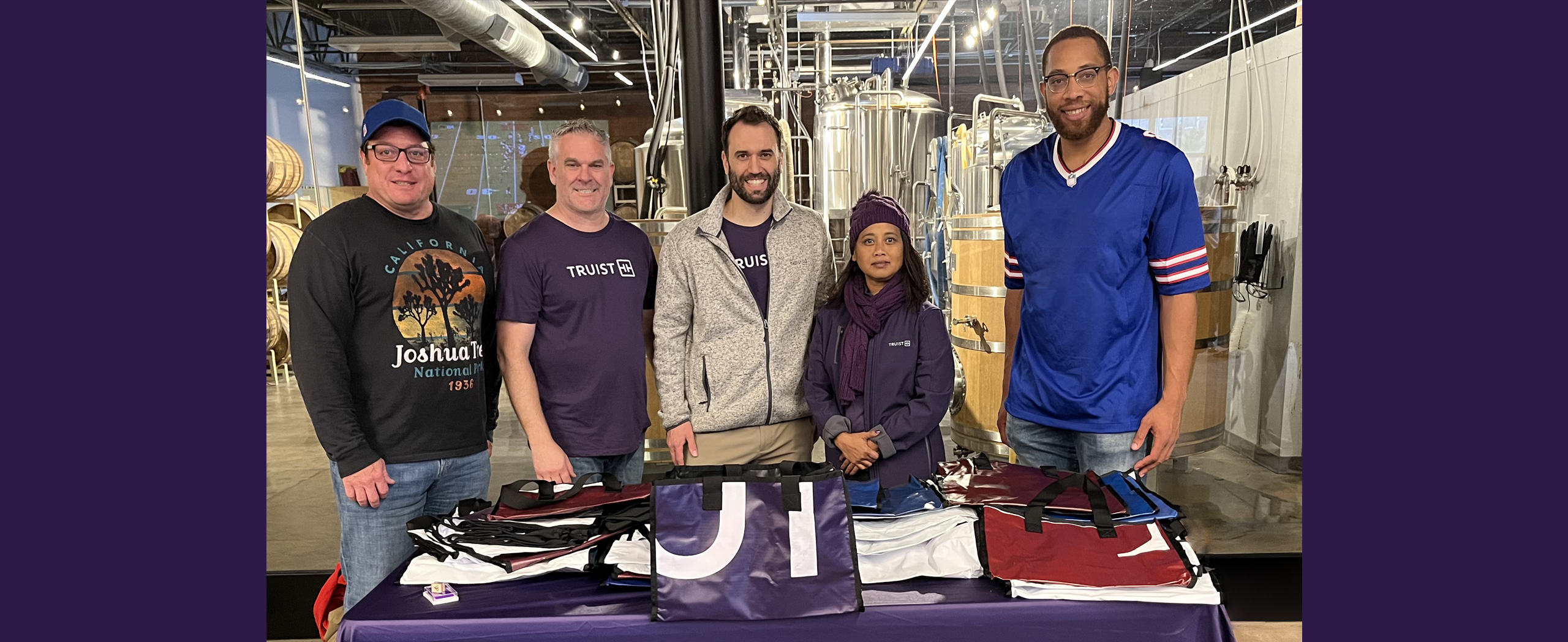 Truist Recycles Banners Into Reusable Tote Bags Truist